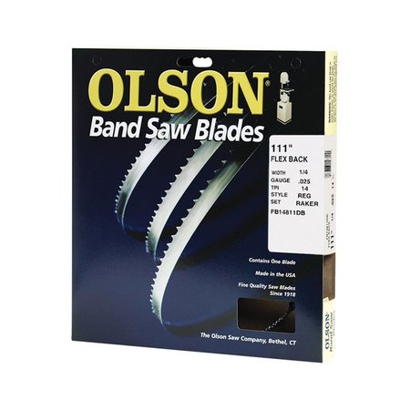 OLSON 0.25 x 111 in. Band Saw Blade OL4377